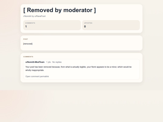 reddit/[ Removed by moderator ] screenshot